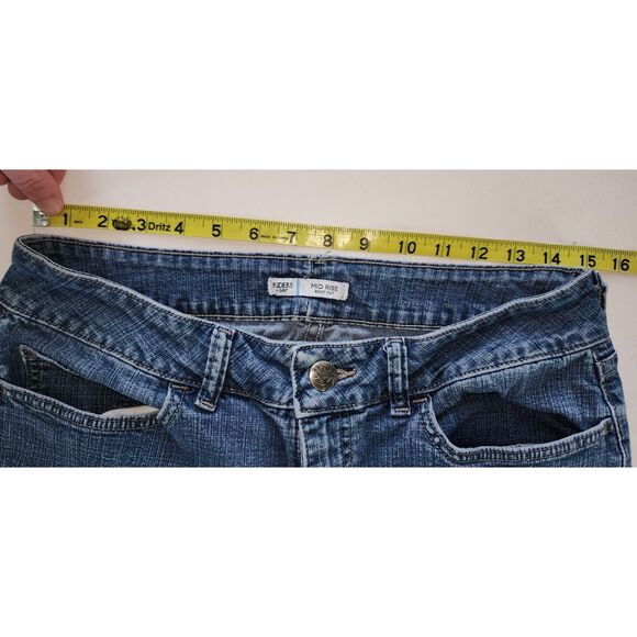 Riders by Lee Mid-Rise Bootcut Blue Jeans Sz 10M - Picture 6 of 9